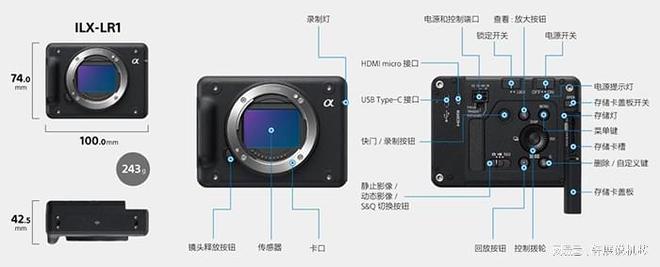 高效率的无人机专业相机-轩展科技K8凯发登录索尼ILX-LR1：(图3)